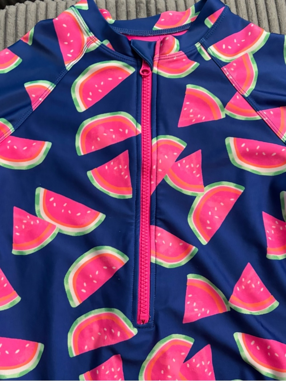 Girls xl swimsuits watermelon and unicorn - Picture 3 of 14
